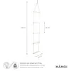 MAMOI® Strickleiter strapazierfähige Kletterleiter für Produktbild-Vorschau 2
