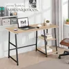 Table de bureau Paisley 120x50x73,5cm - Bois clair Voir les images du produit 7