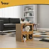 Purlov 27017 Kratzbaum für Katzen, zweistöckiges Produktbild-Vorschau 4