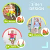 Detská hojdačka Outsunny s nastaviteľnými lanami 344-059V00 Náhľad obrázku produktu 4