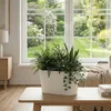 Vyveo - Blumentopf Varda - Hellgrau - 32x13x14 Produktbild-Vorschau 6
