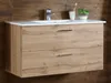 Waschtischkombination - Wildeiche Nachbildung - B 100 cm - Produktbild-Vorschau 5