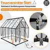 UISEBRT Hliníkový skleník Premium 280x180x195cm, 5,04m² Náhled obrázku produktu 4