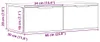 vidaXL Wandschrank Artisan-Eiche 68x30x20 cm Holzwerkstoff Produktbild-Vorschau 8