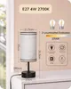 EDISHINE Nachttischlampen 2er-Set, mit USB-A- & Produktbild-Vorschau 7