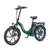 A teal electric bicycle is shown against a white background. Náhľad obrázku produktu