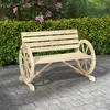 Outsunny Gartenbank 2-Sitzer Sitzbank Holzbank Produktbild-Vorschau 2