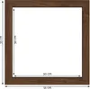 Cornice per foto Italia - Columbia Walnut 30x30 Anteprima dell’immagine prodotto 2