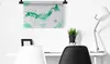 MuchoWow® Wandteppich Wandbehang Weltkarte - Grün - Produktbild-Vorschau 5