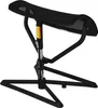 A black adjustable footrest on a white background. Produktbild-Vorschau
