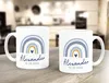 Kinder-Tasse Kunststoff Regenbogen personalisierte Produktbild-Vorschau 3