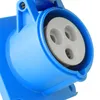 Presa CEE da incasso diritta 230V 16A 3P 70x70 mm Anteprima dell’immagine prodotto 3