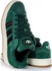 A pair of green Adidas Campus 00S sneakers are shown against a white background. Produktbild-Vorschau