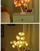 LED stolní lampa ve tvaru růže PE White Rose Tree Lamp Náhled obrázku produktu 6