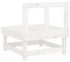 vidaXL Sofa ogrodowa 2 szt. Białe lite drewno sosnowe Podgląd zdjęcia produktu 5