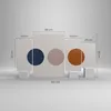 Bild auf Leinwand - Leinwandbild - 4 Teile - Minimalistisch Produktbild-Vorschau 3