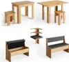 Groupe de banquettes d'angle Vicco Roman Chêne de force Voir les images du produit 9