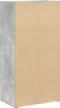 vidaXL Libreria grigio cemento 40x24x77 cm materiale a base Anteprima dell’immagine prodotto 7