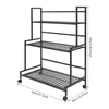 3-stufiger Pflanzenregal Metallregal  Pflanzenständer aus Produktbild-Vorschau 2