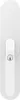 A white door handle with a keyhole is shown against a white background. Produktbild-Vorschau