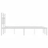 Bettgestell mit Kopfteil Metall Weiß 135x190 cm Produktbild-Vorschau 6