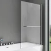 doporro Duschwand für Badewanne Badewannenaufsatz 90x140cm Produktbild-Vorschau 1