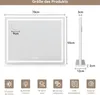 Puluomis Schminkspiegel Kosmetikspiegel 70x55 cm Hollywood Produktbild-Vorschau 7