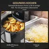 HOMCOM Heißluftfritteuse 4 L, 12 Programme, 80-200° C Produktbild-Vorschau 5
