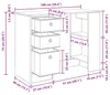 vidaXL Schreibtisch Betongrau 100 x 40 x 75 cm Produktbild-Vorschau 8