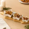 Snackschalen GLACIERA, 3 Sterne und Bambustablett Produktbild-Vorschau 3