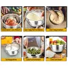 4er Set Küchenschüsseln Salatschüssel Schüssel mit Deckel Produktbild-Vorschau 5