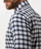 25736 Brax, Daniel,  Herren langarm Hemd, Flannel, blau Produktbild-Vorschau 5