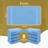 Zestaw 8 ręczników łazienkowych Lavea® 50x100 cm - Elena, Podgląd zdjęcia produktu 7