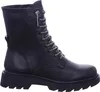 A black leather boot on a white background. Produktbild-Vorschau