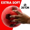3x weicher Ball Softball Gelb, Rot, Blau Schaumstoffball Produktbild-Vorschau 2