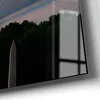 DEQORI Glasuhr 60x30 cm Zahlen 'Mondsichel über Moschee' Produktbild-Vorschau 5