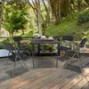 Sekey Klappbar Garten Sitzgruppe Bistro Gartentisch Set 4 Produktbild-Vorschau 2