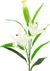 Lys Blanc Fleurs artificielles Branche de lys Voir les images du produit 4