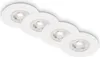 LED zapuštěná koupelnová svítidla stmívatelná sada 4 ks 4,9 Náhled obrázku produktu 1