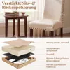 Lot de 2 chaises de salle à manger COSTWAY, chaises de Voir les images du produit 5
