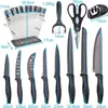Intirilife 17-teiliges Set Küchenmesser mit Messerblock und Produktbild-Vorschau 2
