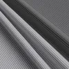 Bettwäsche Set 155x220 cm in Anthrazit mit Streifenmuster Produktbild-Vorschau 4