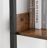 A close-up view of a shelf on a bookshelf, showing books and the shelf material. Náhled obrázku produktu