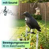 Realistische Vogelabwehr Krähe mit Sound: Produktbild-Vorschau 2