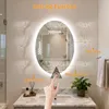 WISFOR Oval LED Badezimmerspiegel 50x70 cm Wandspiegel mit Produktbild-Vorschau 9