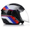Motocyklová helma LS2 Airflow II Rush - Modrá Červená Bílá, Náhled obrázku produktu 10