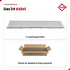 INEFA Laubfangstreifen 100cm, NW100-150, Grau, Dachrinnen Produktbild-Vorschau 6