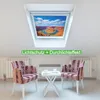 Wallario Lichtschutzbild, Dekorativer Sichtschutz Produktbild-Vorschau 2