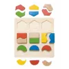 Woody Teller mit geometrischen Formen 102190005 Produktbild-Vorschau 4