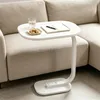 Beistelltisch C Form,Kleiner Beistelltisch Couch, Holz Produktbild-Vorschau 3